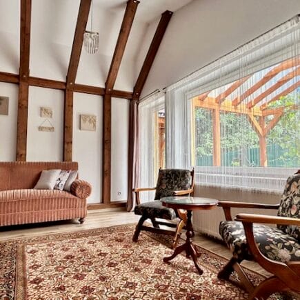 wnętrze ośrodka zielona róża